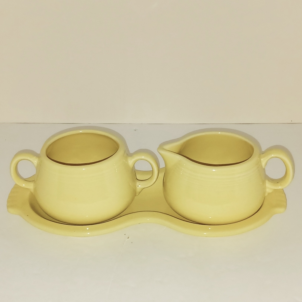 Fiesta Sugar, Creamer & Tray
